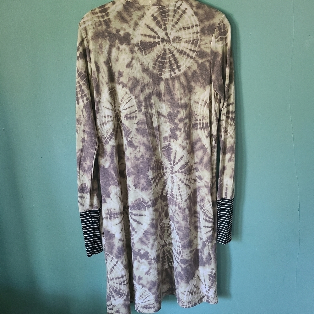 7th Ray Long Tie Dye Duster Medium - Picture 5 of 7